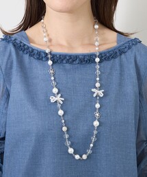 TO BE CHIC（トゥー ビー シック）の「リボン＆フラワーネックレス（ネックレス）」