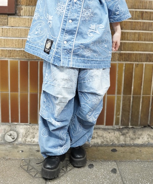 GALFY(ガルフィー)の「【別注】GA×GALFY-安定の別注デニムパンツ(デニムパンツ・メンズ・サックスブルー/インディゴブルー・L/XL)」の2枚目の写真