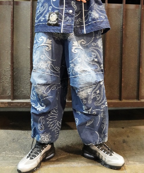 GALFY(ガルフィー)の「【別注】GA×GALFY-安定の別注デニムパンツ(デニムパンツ・メンズ・サックスブルー/インディゴブルー・L/XL)」の1枚目の写真