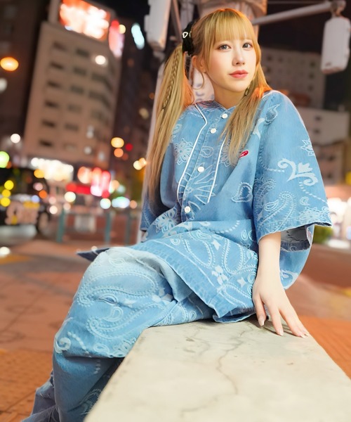 GALFY(ガルフィー)の「【別注】GA×GALFY-安定の別注デニムパンツ(デニムパンツ・メンズ・サックスブルー/インディゴブルー・L/XL)」の3枚目の写真