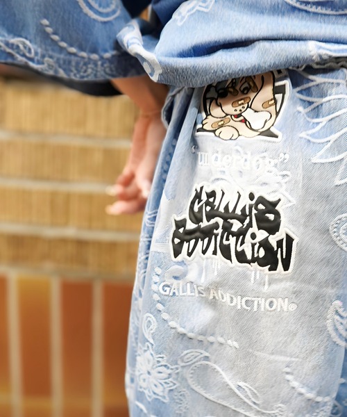 GALFY(ガルフィー)の「【別注】GA×GALFY-安定の別注デニムパンツ(デニムパンツ・メンズ・サックスブルー/インディゴブルー・L/XL)」の8枚目の写真
