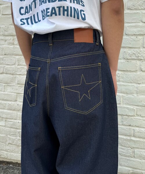 CIAOPANIC(チャオパニック)の「スター刺繍スタッズデニムパンツ(デニムパンツ・メンズ・インディゴブルー/ブラック・LARGE/MEDIUM)」の20枚目の写真