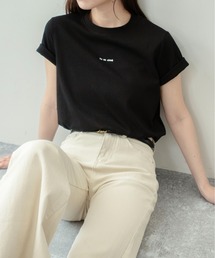 【on:nue】[着用動画あり！] フロッキーロゴプリントTシャツ
