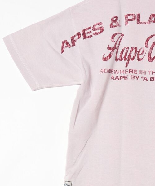 AAPE BY A BATHING APE(エーエイプバイアベイシングエイプ)の「AAPE FANCY MAIN REVERSIBLE TEE(Tシャツ/カットソー・メンズ・アイボリー/ブラック・MEDIUM/LARGE/X-LARGE/SMALL/XX-LARGE)」の15枚目の写真