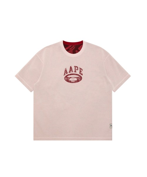 AAPE BY A BATHING APE(エーエイプバイアベイシングエイプ)の「AAPE FANCY MAIN REVERSIBLE TEE(Tシャツ/カットソー・メンズ・アイボリー/ブラック・MEDIUM/LARGE/X-LARGE/SMALL/XX-LARGE)」の2枚目の写真