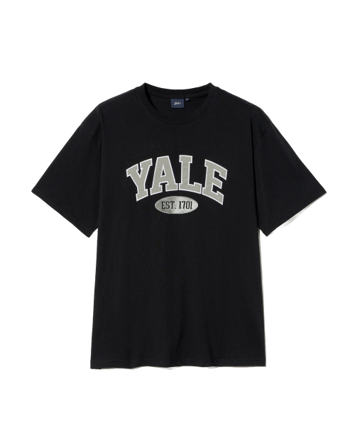 YALE(イェール)の「ツートンアーチ半袖Tシャツブラック(Tシャツ/カットソー・レディース・その他・XX-LARGE/LARGE/MEDIUM/SMALL/WS/X-LARGE)」の1枚目の写真
