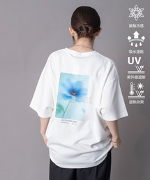BROWNY | BROWNY/【26年春夏新作】接触冷感 アクセ付キフォトグラフィックT(Tシャツ/カットソー)