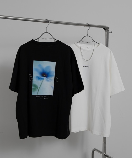 BROWNY(ブラウニー)の「BROWNY/【26年春夏新作】接触冷感 アクセ付キフォトグラフィックT(Tシャツ/カットソー・メンズ・ブラック系その他/ホワイト/ブラウン系その他/ブラック・MEDIUM/LARGE)」の5枚目の写真
