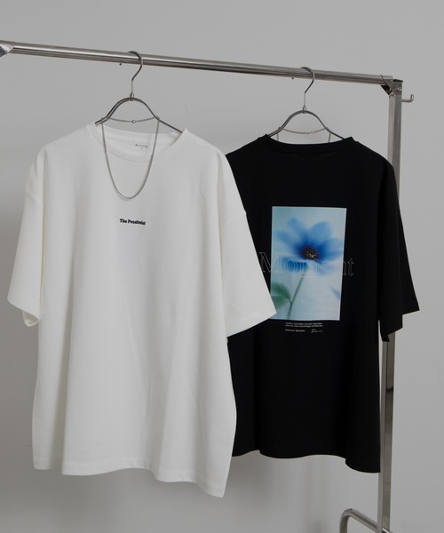 BROWNY(ブラウニー)の「BROWNY/【26年春夏新作】接触冷感 アクセ付キフォトグラフィックT(Tシャツ/カットソー・メンズ・ブラック系その他/ホワイト/ブラウン系その他/ブラック・MEDIUM/LARGE)」の6枚目の写真