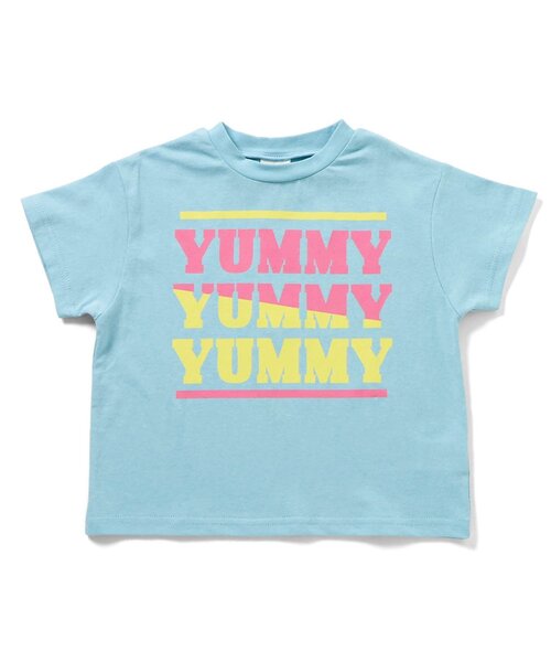 BREEZE(ブリーズ)の「【WEB限定】ネオンロゴ半袖Tシャツ(Tシャツ/カットソー・キッズ・ピンク/チャコール/サックスブルー・90/100/110/120/130/140/150)」の2枚目の写真