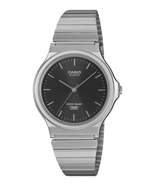 CASIO(カシオ)の「CASIO Collection / MQ-24DA-1AJF(アナログ腕時計・メンズ・ブラック×シルバー・FREE)」の1枚目の写真