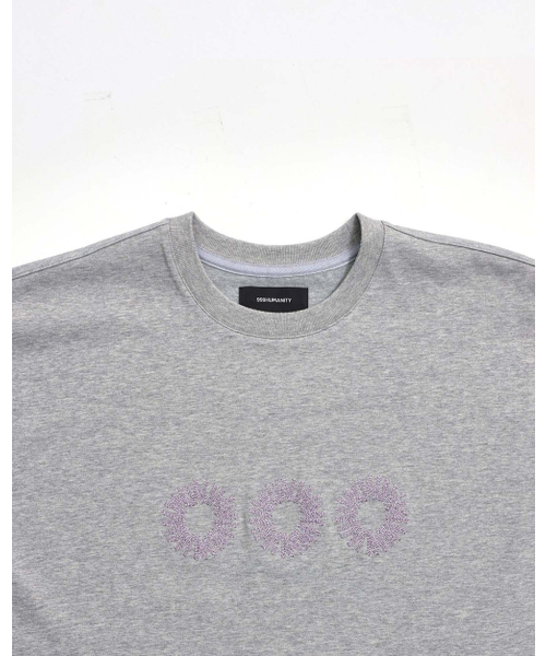 999HUMANITY(999ヒューマニティ)の「EVDロゴハーフTシャツ(メランジグレー)(Tシャツ/カットソー・レディース・その他・1(S)/2(M)/3(L)/OS/0(XS)/4(XL))」の3枚目の写真