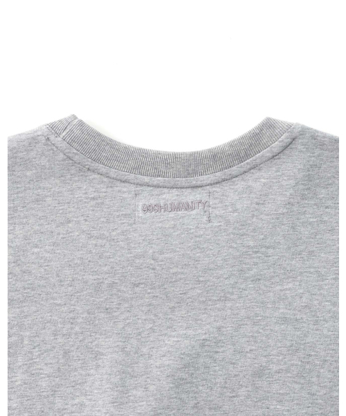 999HUMANITY(999ヒューマニティ)の「EVDロゴハーフTシャツ(メランジグレー)(Tシャツ/カットソー・レディース・その他・1(S)/2(M)/3(L)/OS/0(XS)/4(XL))」の4枚目の写真