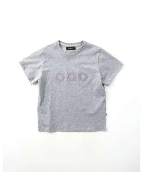 999HUMANITY(999ヒューマニティ)の「EVDロゴハーフTシャツ(メランジグレー)(Tシャツ/カットソー・レディース・その他・1(S)/2(M)/3(L)/OS/0(XS)/4(XL))」の6枚目の写真