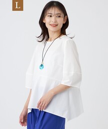 【L】【防汚性・UV・接触冷感・ウォッシャブル】ダントツオチール(R)ブラウス