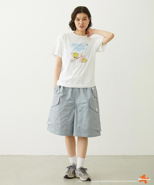 MILKFED.(ミルクフェド)の「MILKFED. / SPONGEBOB SQUAREPANTS S/S TEE(Tシャツ/カットソー・レディース・ホワイト・ONE SIZE)」の5枚目の写真