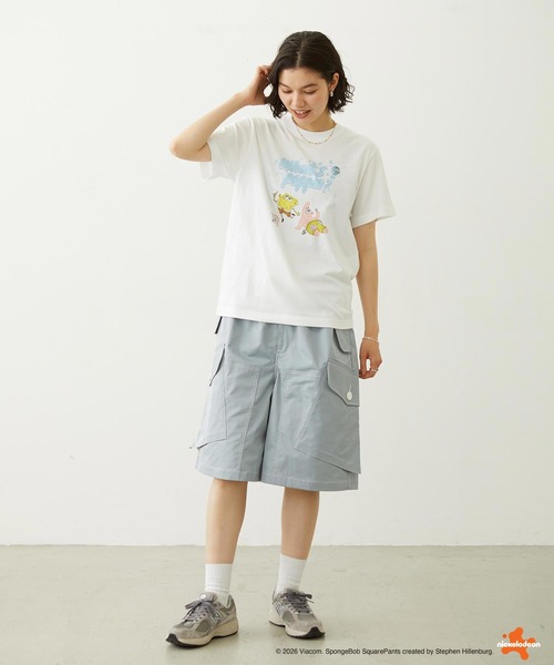 MILKFED.(ミルクフェド)の「MILKFED. / SPONGEBOB SQUAREPANTS S/S TEE(Tシャツ/カットソー・レディース・ホワイト・ONE SIZE)」の6枚目の写真