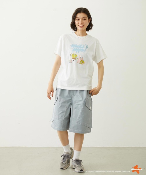MILKFED.(ミルクフェド)の「MILKFED. / SPONGEBOB SQUAREPANTS S/S TEE(Tシャツ/カットソー・レディース・ホワイト・ONE SIZE)」の7枚目の写真