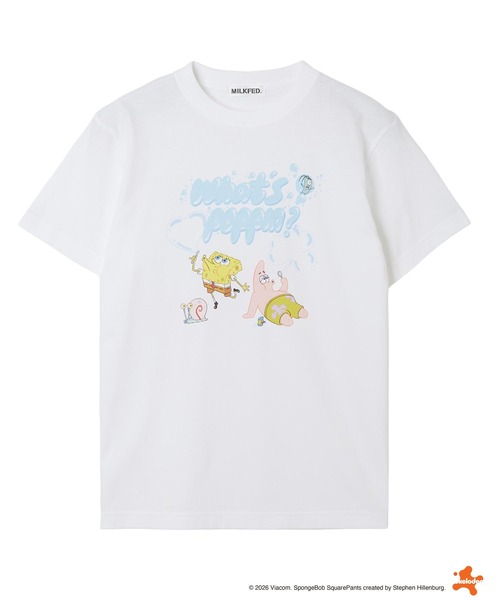 MILKFED.(ミルクフェド)の「MILKFED. / SPONGEBOB SQUAREPANTS S/S TEE(Tシャツ/カットソー・レディース・ホワイト・ONE SIZE)」の8枚目の写真