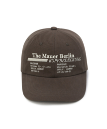 MAUER（マウアー）の「MAUER BERLIN KOPF CAP (BROWN)（キャップ）」