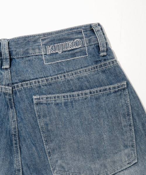 KIJIKO(キジコ)の「ke615. Vintage Damage Denim(デニムパンツ・レディース・ブルー系その他・SMALL/MEDIUM/LARGE)」の6枚目の写真