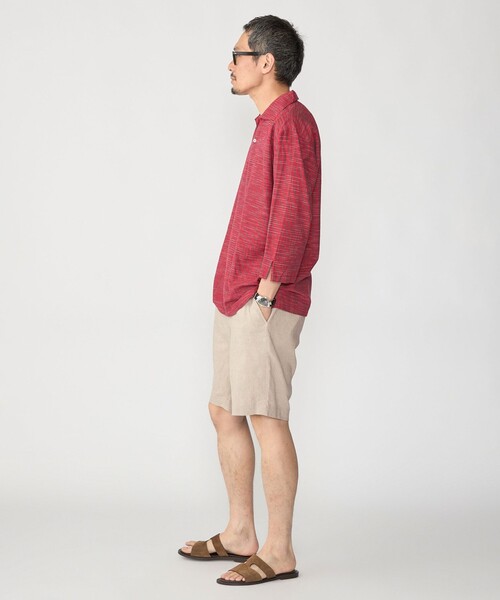 SHIPS(シップス)の「SHIPS: リネン イージー ショーツ(その他パンツ・メンズ・ライトブルー/グレー/ネイビー/ブラウン・SMALL/MEDIUM/LARGE/X-LARGE)」の13枚目の写真