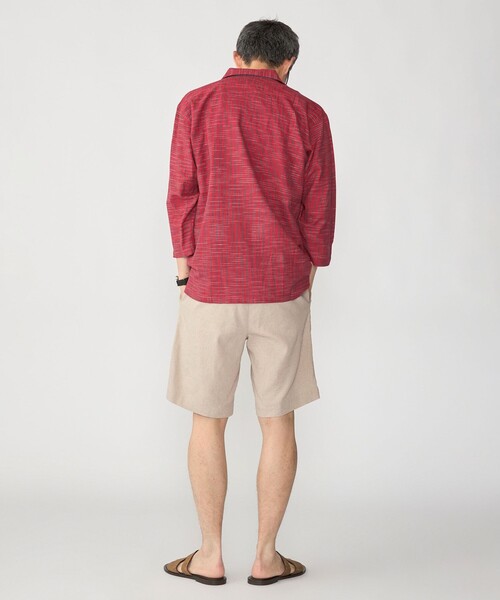 SHIPS(シップス)の「SHIPS: リネン イージー ショーツ(その他パンツ・メンズ・ライトブルー/グレー/ネイビー/ブラウン・SMALL/MEDIUM/LARGE/X-LARGE)」の14枚目の写真