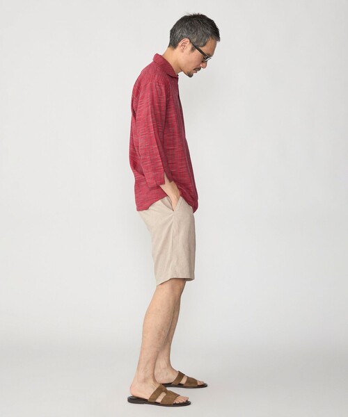 SHIPS(シップス)の「SHIPS: リネン イージー ショーツ(その他パンツ・メンズ・ライトブルー/グレー/ネイビー/ブラウン・SMALL/MEDIUM/LARGE/X-LARGE)」の15枚目の写真