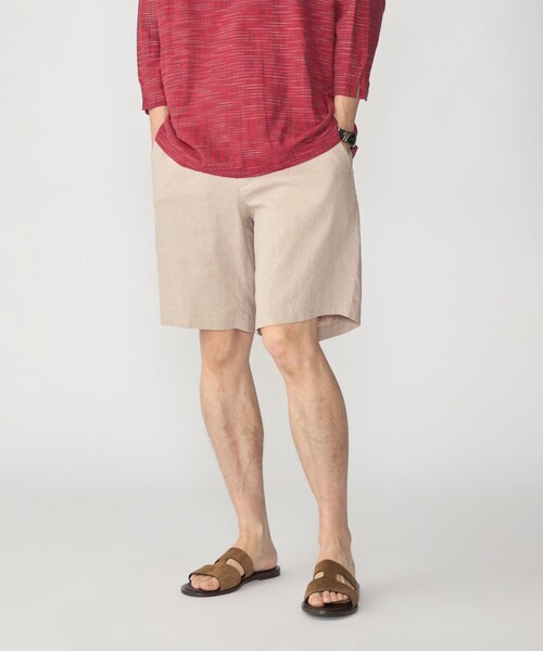 SHIPS(シップス)の「SHIPS: リネン イージー ショーツ(その他パンツ・メンズ・ライトブルー/グレー/ネイビー/ブラウン・SMALL/MEDIUM/LARGE/X-LARGE)」の16枚目の写真