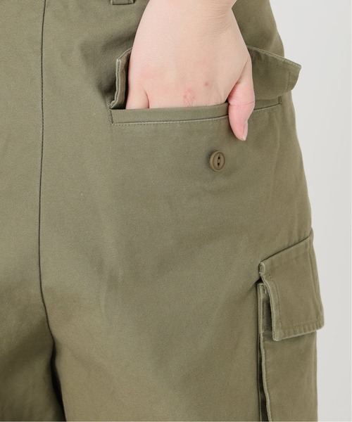 SLOBE IENA(スローブイエナ)の「《追加》バックサテンミリタリーパンツ(カーゴパンツ・レディース・カーキ・36/38)」の15枚目の写真