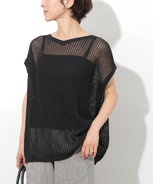 JOURNAL STANDARD relume | 2WAYメッシュニットフレンチスリーブ(ニット/セーター)