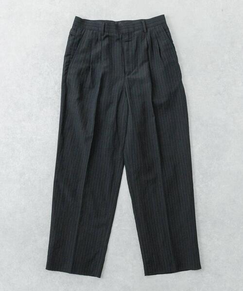 URBAN RESEARCH(アーバンリサーチ)の「new basic WOOL LINEN TROUSER(その他パンツ・メンズ・ブラック/ストライプ・LARGE/MEDIUM/X-LARGE)」の1枚目の写真