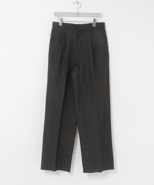 URBAN RESEARCH(アーバンリサーチ)の「new basic WOOL LINEN TROUSER(その他パンツ・メンズ・ブラック/ストライプ・LARGE/MEDIUM/X-LARGE)」の3枚目の写真