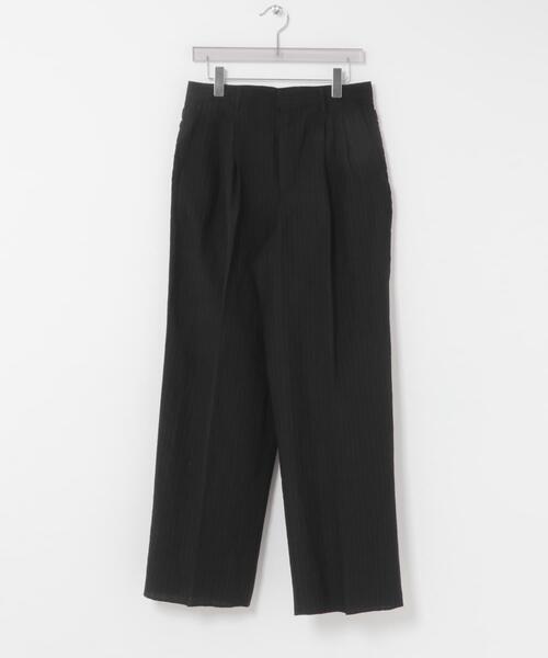 URBAN RESEARCH(アーバンリサーチ)の「new basic WOOL LINEN TROUSER(その他パンツ・メンズ・ブラック/ストライプ・LARGE/MEDIUM/X-LARGE)」の5枚目の写真