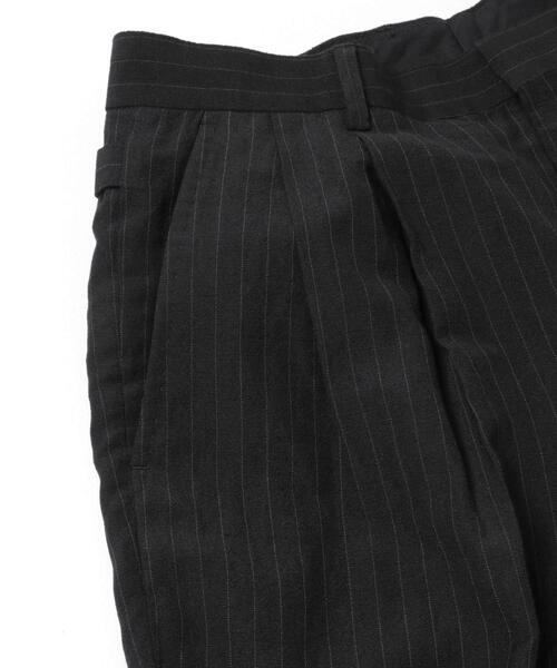 URBAN RESEARCH(アーバンリサーチ)の「new basic WOOL LINEN TROUSER(その他パンツ・メンズ・ブラック/ストライプ・LARGE/MEDIUM/X-LARGE)」の6枚目の写真