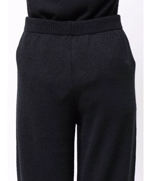 MURUA(ムルーア)の「【セットアップ対応】ニットストレートパンツ 夏服(その他パンツ・レディース・ベージュ/ブラック・FREE)」の9枚目の写真