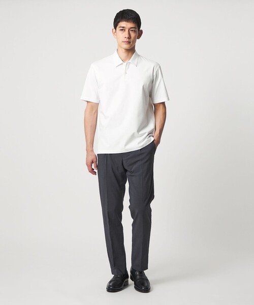 UNITED ARROWS(ユナイテッドアローズ)の「タフタ サイドシャーリング 1プリーツ パンツ UA COZY ウォッシャブル ヨコストレッチ(スラックス・メンズ・モカ/ダークグレー/ネイビー・XL/L/M/XXL/S)」の6枚目の写真