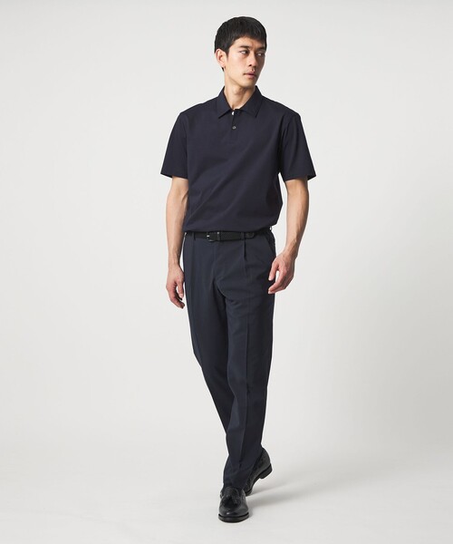 UNITED ARROWS(ユナイテッドアローズ)の「タフタ サイドシャーリング 1プリーツ パンツ UA COZY ウォッシャブル ヨコストレッチ(スラックス・メンズ・モカ/ダークグレー/ネイビー・XL/L/M/XXL/S)」の10枚目の写真