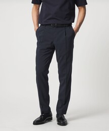 タフタ サイドシャーリング 1プリーツ パンツ UA COZY ウォッシャブル ヨコストレッチ