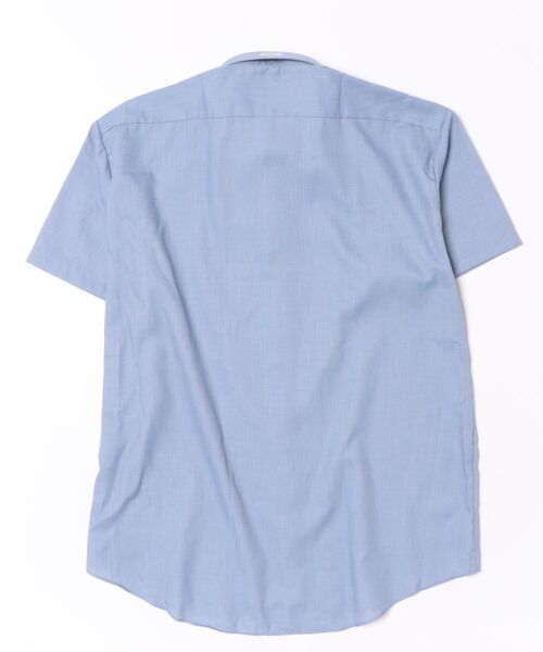 TOKYO SHIRTS(トウキョウシャツ)の「【超形態安定】【吸水速乾】 形態安定ノンアイロン ボタンダウン 半袖ビジネスワイシャツ (大きいサイズ)(ビジネスシャツ・メンズ・ブルー・首回り45cm/首回り47cm)」の7枚目の写真