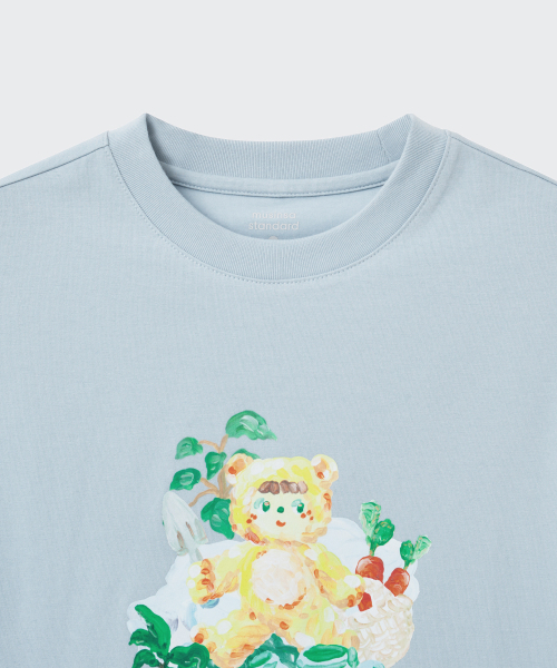 MUSINSA STANDARD KIDS（ムシンサスタンダードキッズ）の「[スロコースターコラボ] リラックスドTシャツ2パック6（Tシャツ/カットソー・レディース・その他・120/130/140/150/160）」の4枚目の写真
