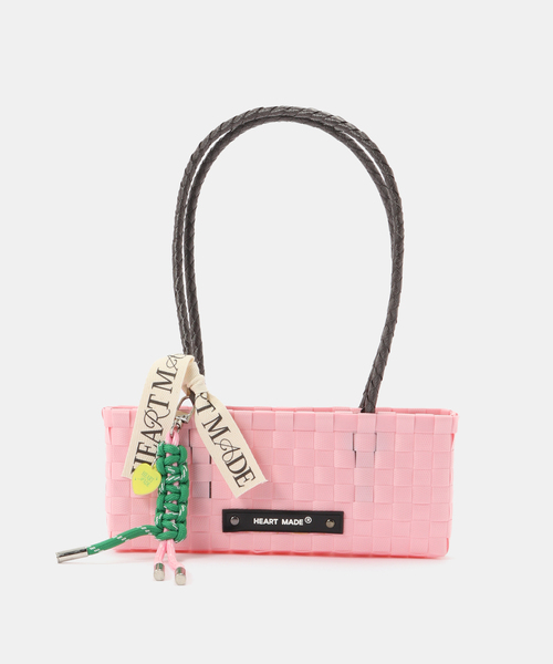 EDIT. FOR LULU(エディットフォールル)の「【HEART MADE for LULU】 Small Shoulder Bag(かごバッグ・レディース・ベージュ/ピンク・FREE)」の11枚目の写真