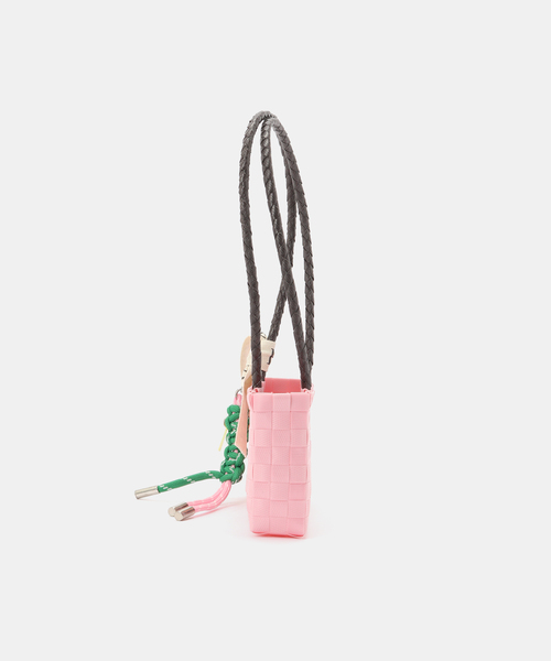 EDIT. FOR LULU(エディットフォールル)の「【HEART MADE for LULU】 Small Shoulder Bag(かごバッグ・レディース・ベージュ/ピンク・FREE)」の12枚目の写真