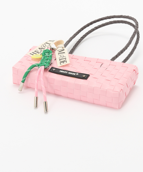 EDIT. FOR LULU(エディットフォールル)の「【HEART MADE for LULU】 Small Shoulder Bag(かごバッグ・レディース・ベージュ/ピンク・FREE)」の14枚目の写真