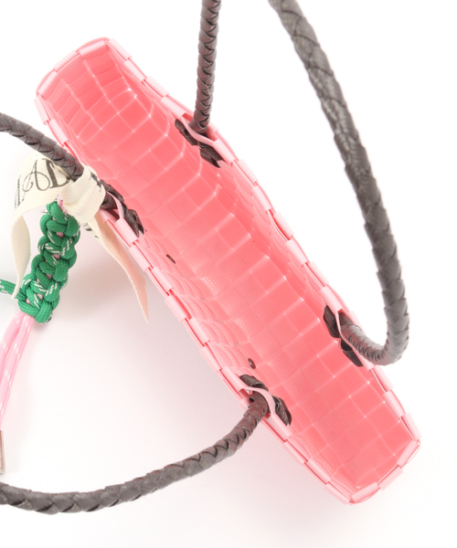EDIT. FOR LULU(エディットフォールル)の「【HEART MADE for LULU】 Small Shoulder Bag(かごバッグ・レディース・ベージュ/ピンク・FREE)」の15枚目の写真