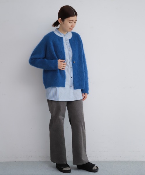 NOMBRE IMPAIR（ノンブルアンペール）の「変形コーデュロイ　フレアパンツ（その他パンツ・レディース・ホワイト/グレー/カーキ/ピンク・M/L/SMALL）」の19枚目の写真