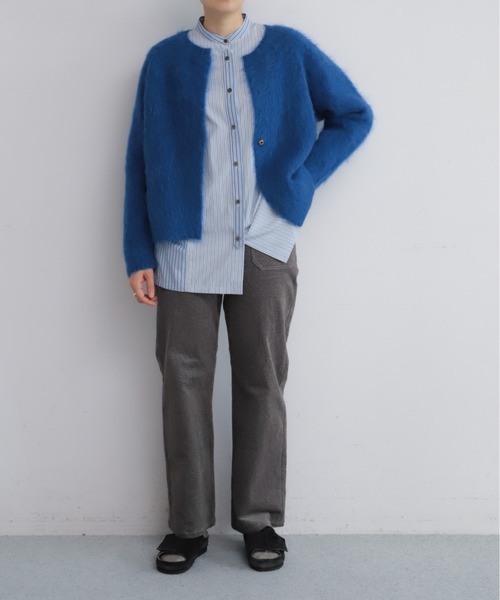 NOMBRE IMPAIR（ノンブルアンペール）の「変形コーデュロイ　フレアパンツ（その他パンツ・レディース・ホワイト/グレー/カーキ/ピンク・M/L/SMALL）」の21枚目の写真