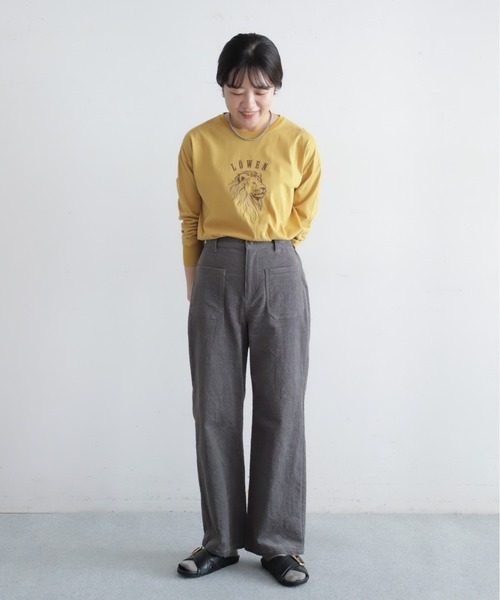NOMBRE IMPAIR（ノンブルアンペール）の「変形コーデュロイ　フレアパンツ（その他パンツ・レディース・ホワイト/グレー/カーキ/ピンク・M/L/SMALL）」の16枚目の写真