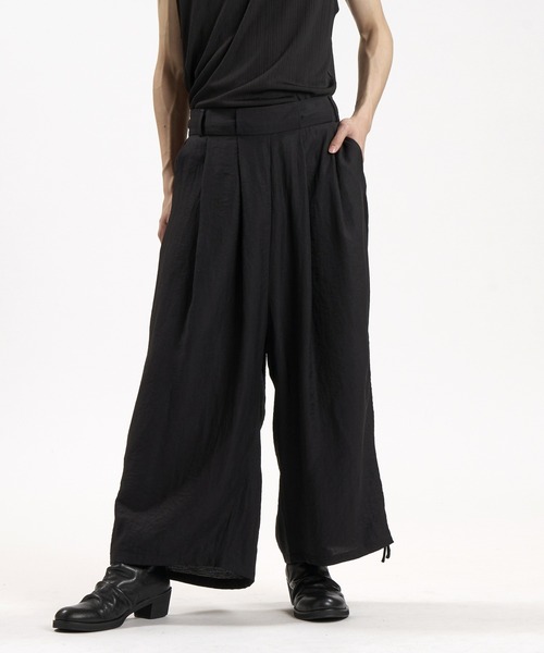 NO ID.（ノーアイディ）の「【NO ID.】2 Tuck Easy Baggy Trousers / 2タック イージー バギー トラウザーズ（その他パンツ・メンズ・グレー/ブラック/ブルーグレー・2/1）」の5枚目の写真