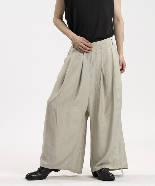 NO ID.（ノーアイディ）の「【NO ID.】2 Tuck Easy Baggy Trousers / 2タック イージー バギー トラウザーズ（その他パンツ・メンズ・グレー/ブラック/ブルーグレー・2/1）」の15枚目の写真